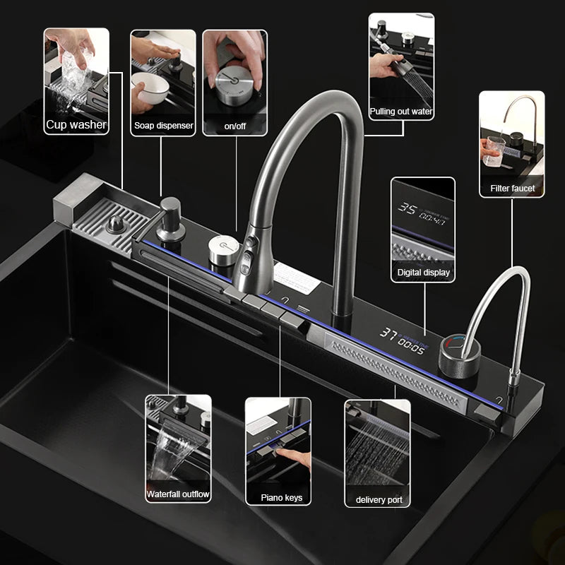 deep kitchen sink