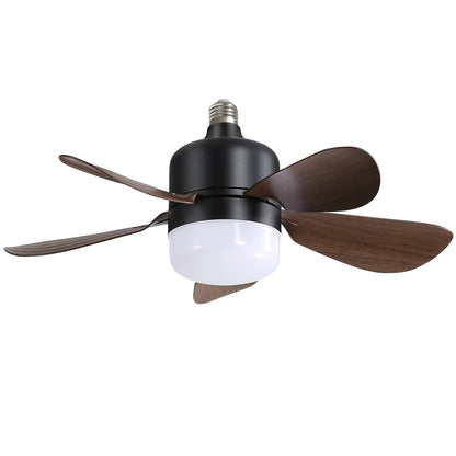 Modern 16-Inch Ceiling Fan With LED DC Enclosed E27 Socket Ceiling Fan Light Remote Control - Home Fusion