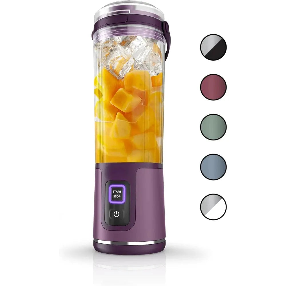 USB-C rechargeable portable blender with dishwasher-safe parts for smoothies and juices
