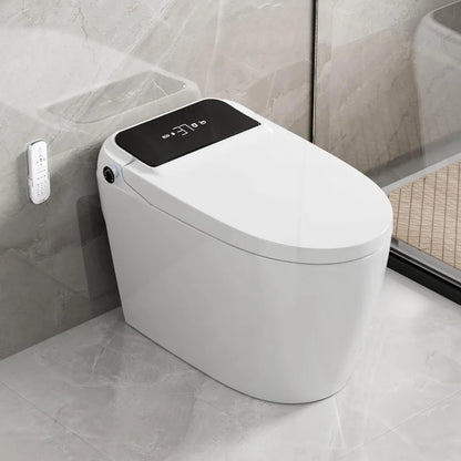 Smart Toilet, Tankless Toilet with Extended Seat, Heated Seat, Warm Water Toilet, Auto Flush, One Piece Toilets for Bathroom - Home Fusion