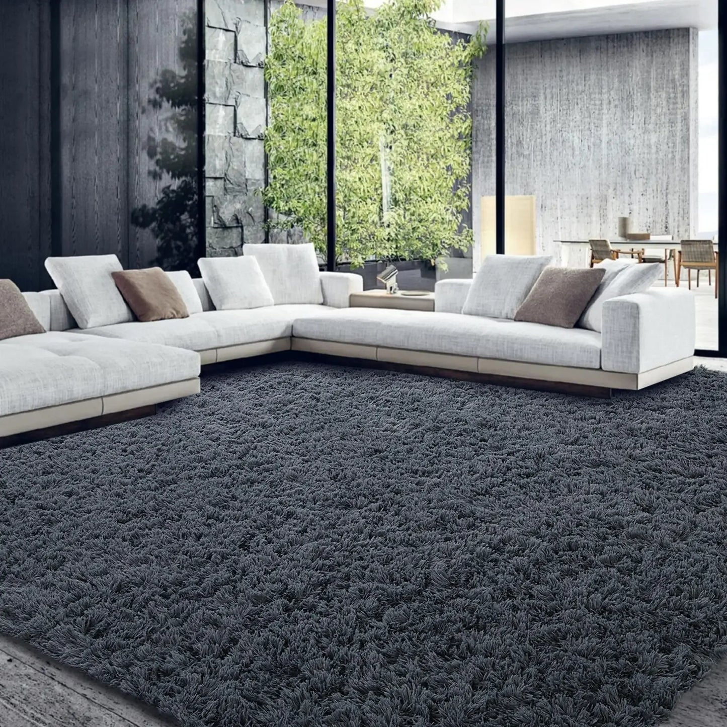 44368938336427 HOMBYS Shaggy Area Rug 10x14 Feet, Ultra Fuzzy Large Plush Faux Fur Carpet for Living Room Bedroom, Non-Skid Fuzzy Rug for Kids 076823-f9.myshopify.com