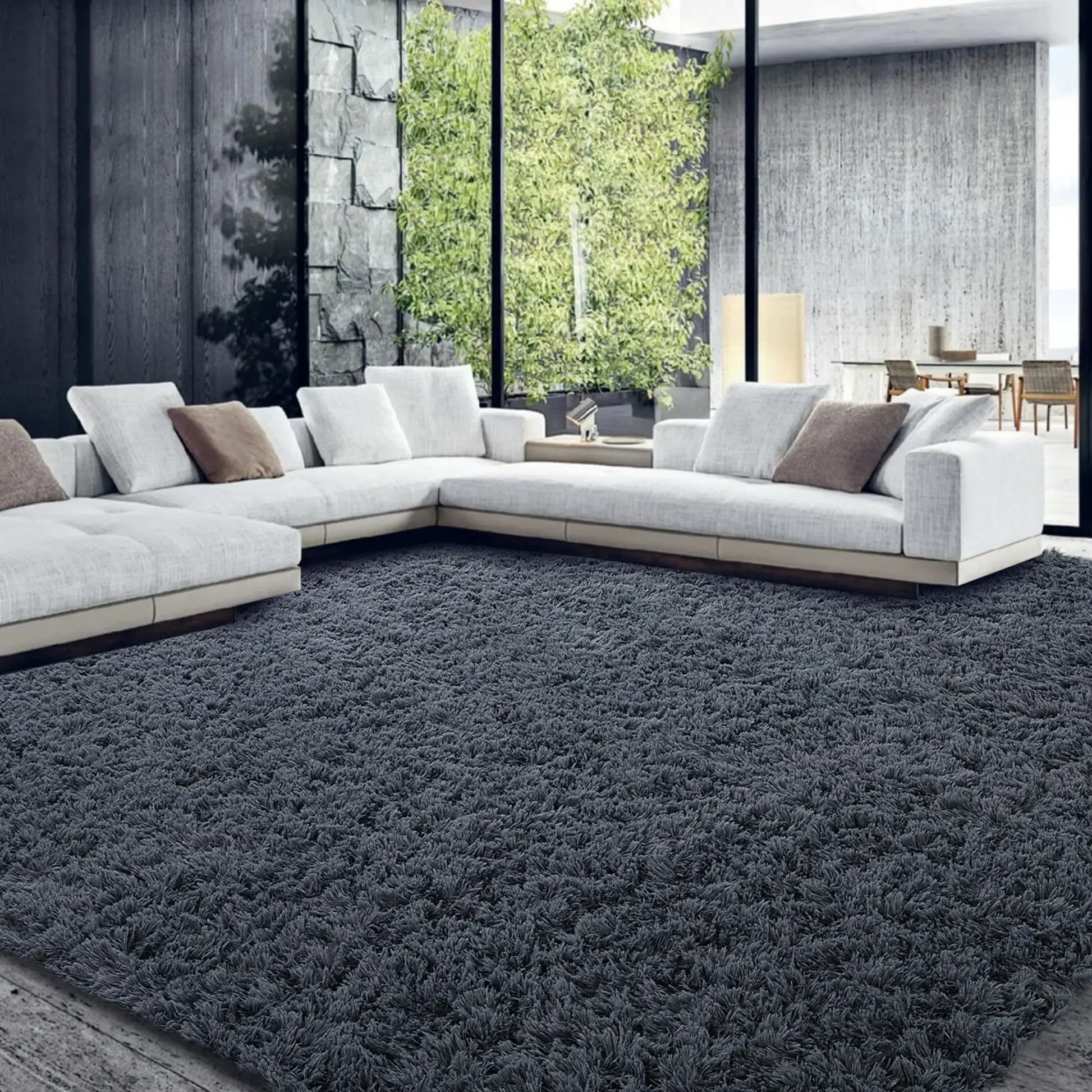 44368938336427 HOMBYS Shaggy Area Rug 10x14 Feet, Ultra Fuzzy Large Plush Faux Fur Carpet for Living Room Bedroom, Non-Skid Fuzzy Rug for Kids 076823-f9.myshopify.com