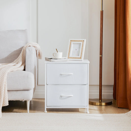 44460644270251 JHK Cabinet For Living Room With 2 Fabric Drawers Cabinet Tables With Storage Closet Chest Clothes Display Dresser Of Furniture 076823-f9.myshopify.com