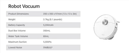 Global Dreame L10s Ultra Robot Vacuum and Mop Combo Auto Mop Cleaning.