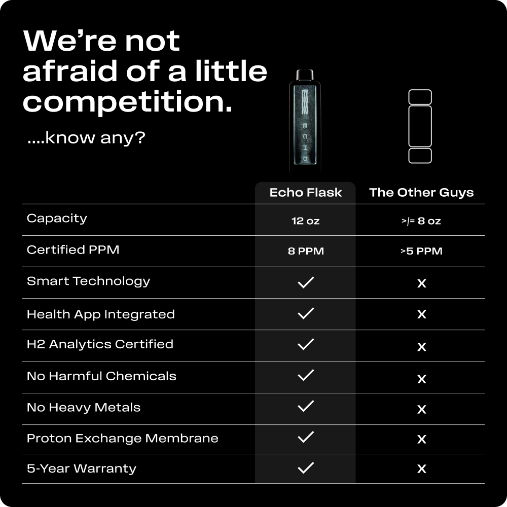 ECHO Flask Hydrogen Water Bottle - Home Fusion