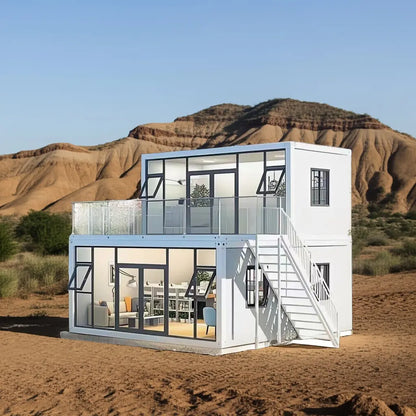 Modern Prefab Tiny Home – 20ft Expandable, Multi-Functional Use - Home Fusion