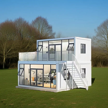 Modern Prefab Tiny Home – 20ft Expandable, Multi-Functional Use - Home Fusion