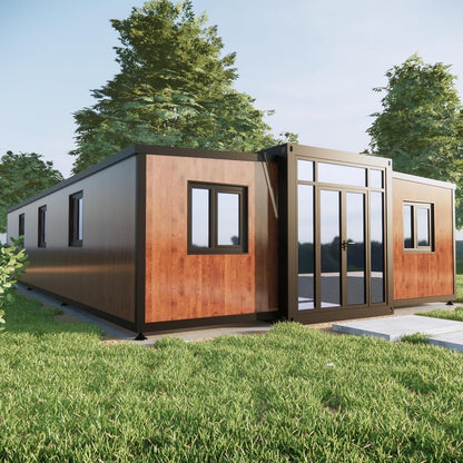 40FT Portable Tiny Home – 3 Bed, Modular Kitchen & Full Bathroom - Home Fusion