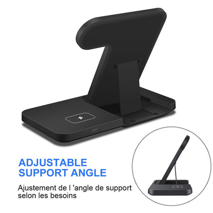 3in1 Wireless Fast Charger Dock Station - Home Fusion