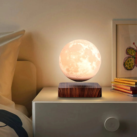 Lunar Moon Light Lamp - 3D Magnetic Levitating Moon Lamp with Touch Control - Home Fusion