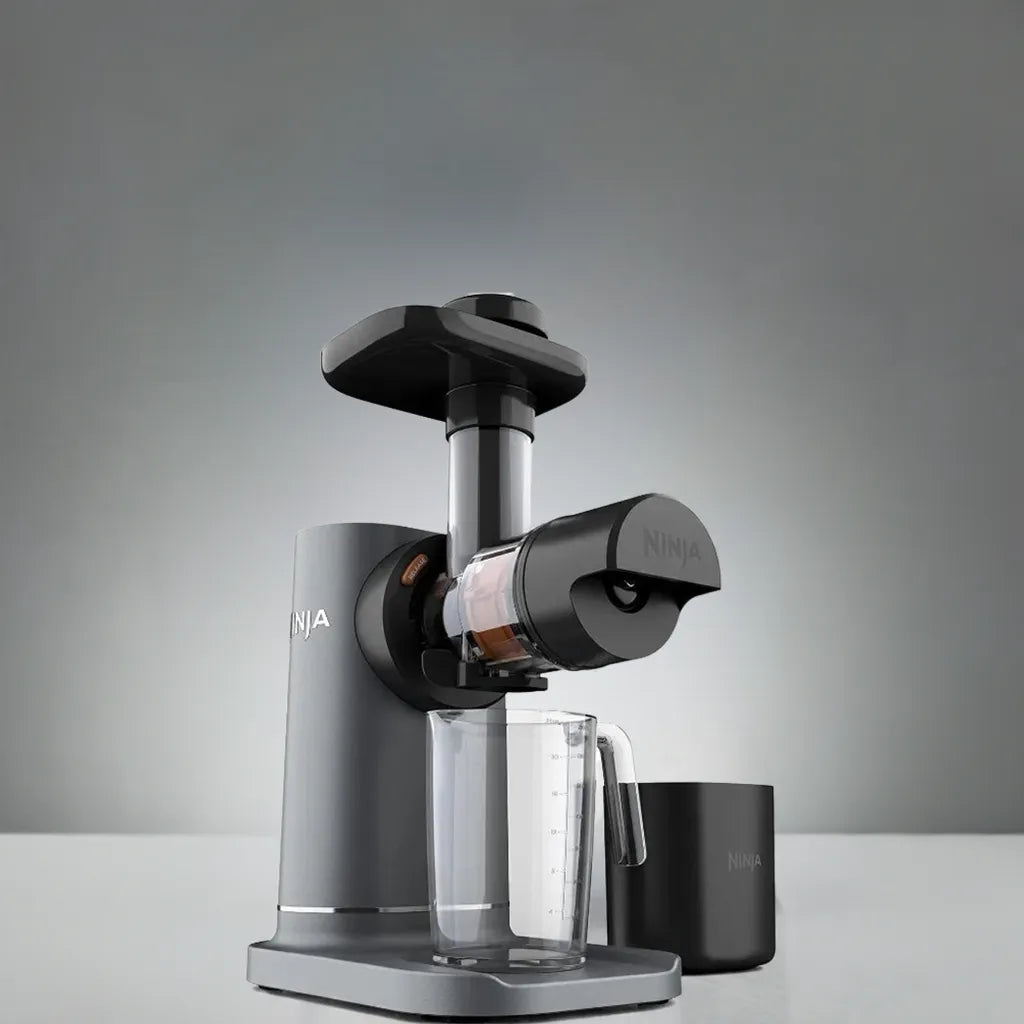 Ninja JC151 NeverClog Cold Press Juicer, Powerful Slow Juicer with Total Pulp Control, Countertop, Electric, 2 Pulp Functions - Home Fusion