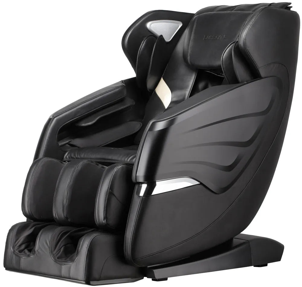 Massage Chairs SL Track Full Body Massage Recliner with Foot Roller,Airbag Massage,Zero Gravity, Bluetooth Speaker Black - Home Fusion