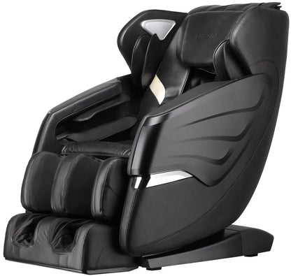 Massage Chairs SL Track Full Body Massage Recliner with Foot Roller,Airbag Massage,Zero Gravity, Bluetooth Speaker Black - Home Fusion