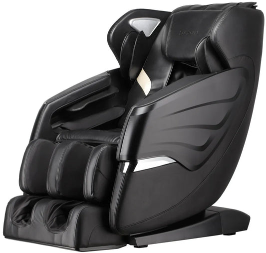 Massage Chairs SL Track Full Body Massage Recliner with Foot Roller,Airbag Massage,Zero Gravity, Bluetooth Speaker Black - Home Fusion