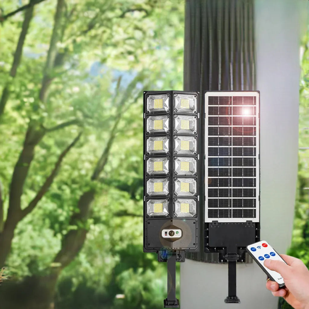 504 LED Powerful Solar Lights Outdoor Motion Sensor External Waterproof Street Light