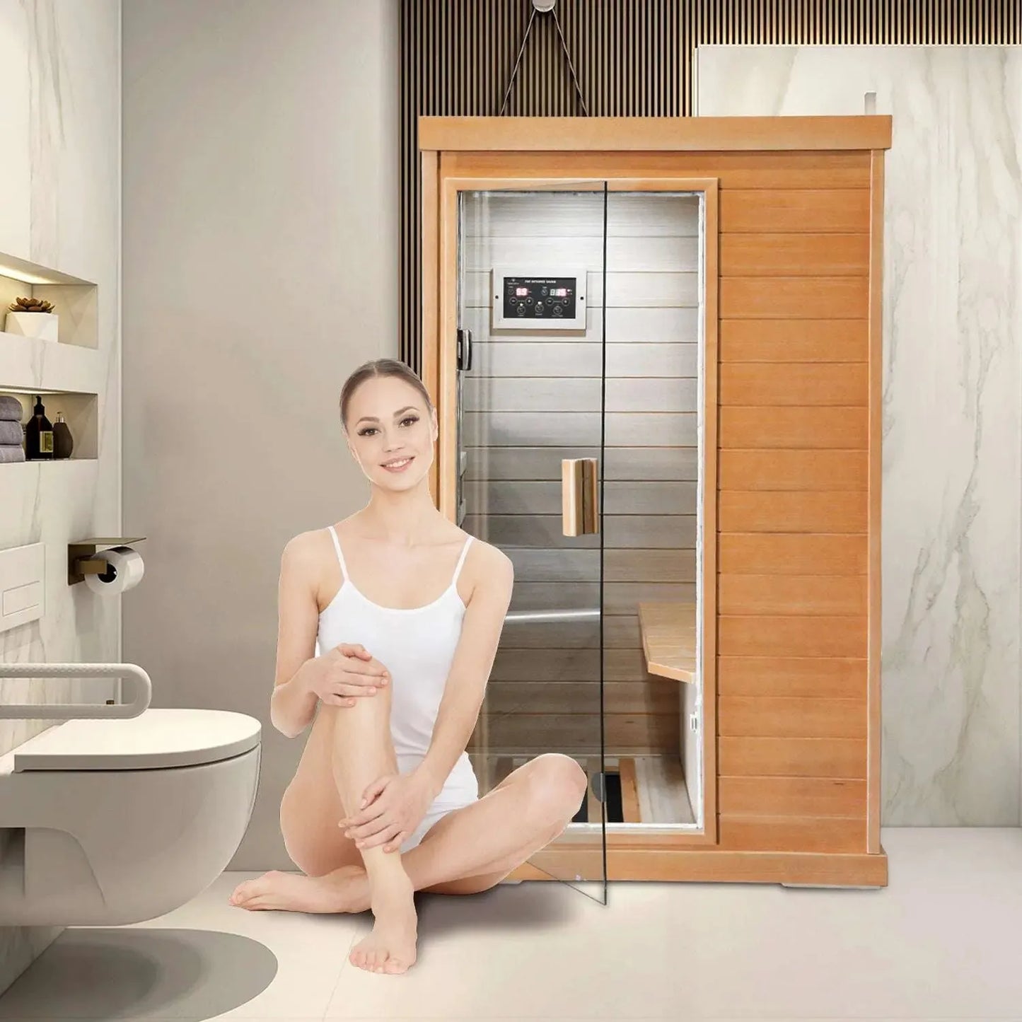 infrared sauna room single room - Home Fusion