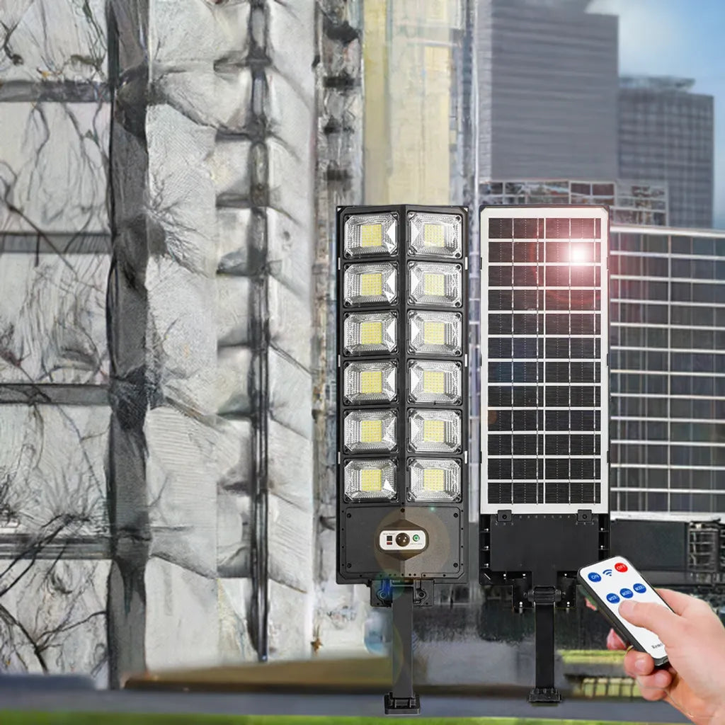 504 LED Powerful Solar Lights Outdoor Motion Sensor External Waterproof Street Light