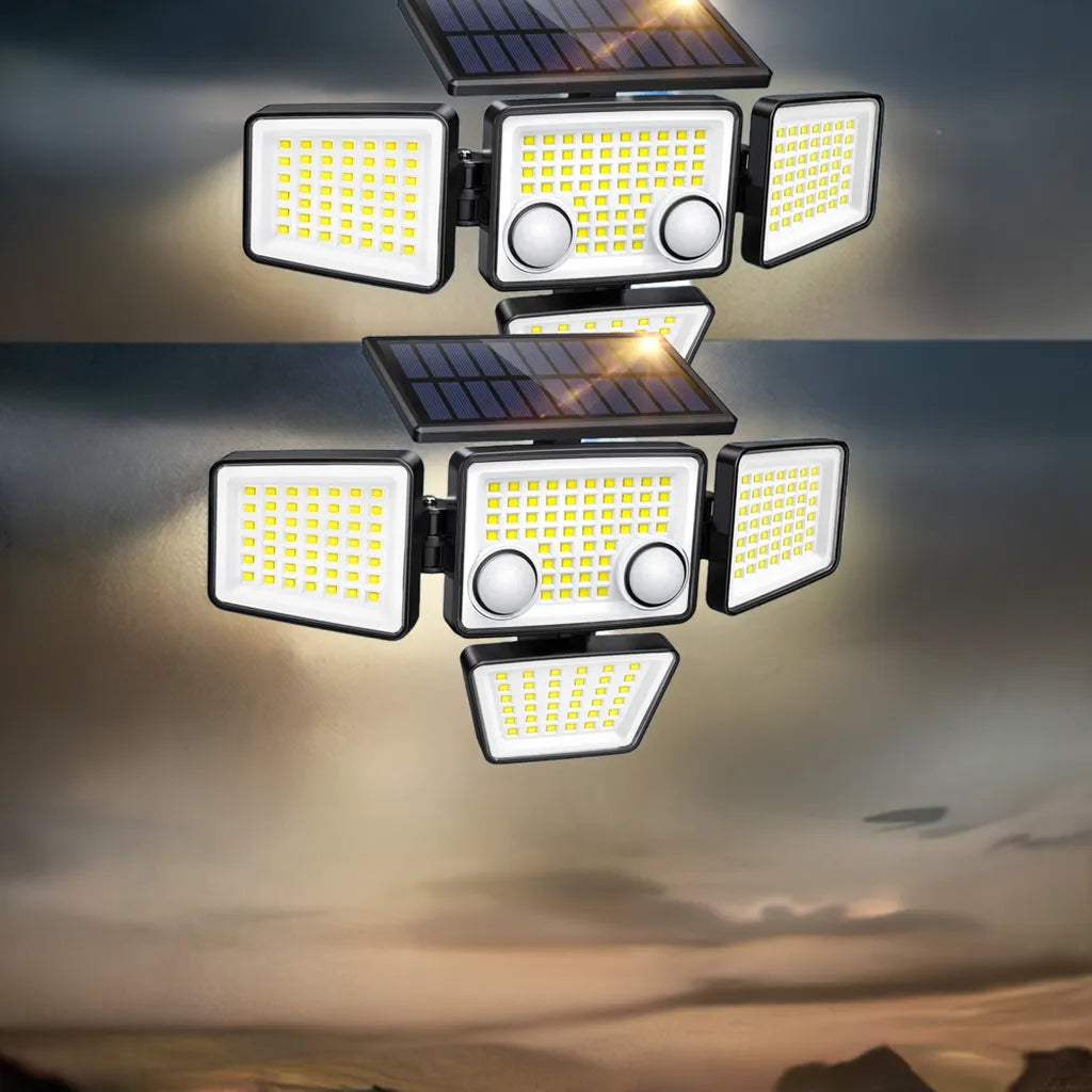 Solar Flood Security Lights for Backyard Yard Patio