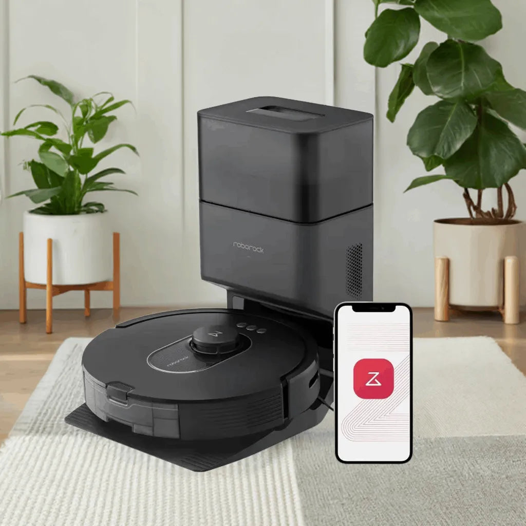 Roborock Q5 Max+ Robot Vacuum with Self-Empty Dock – Hands-Free Home Cleaning - Home Fusion