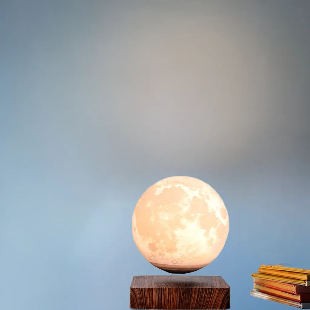Lunar Moon Light Lamp - 3D Magnetic Levitating Moon Lamp with Touch Control - Home Fusion