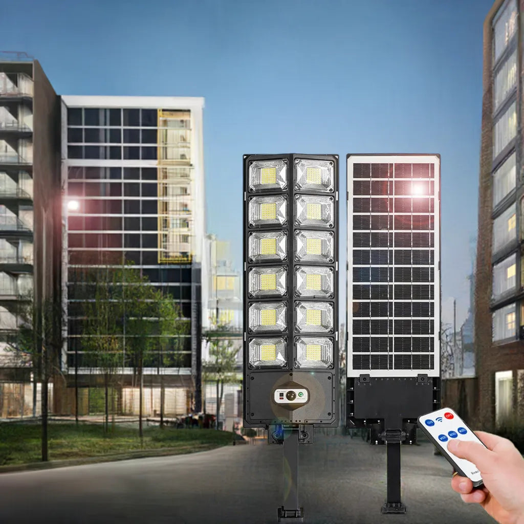 504 LED Powerful Solar Lights Outdoor Motion Sensor External Waterproof Street Light