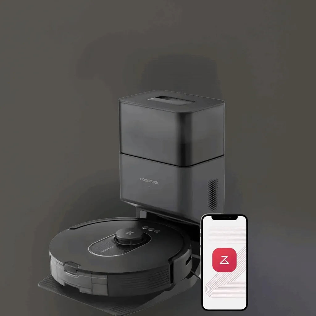 Roborock Q5 Max+ Robot Vacuum with Self-Empty Dock – Hands-Free Home Cleaning - Home Fusion