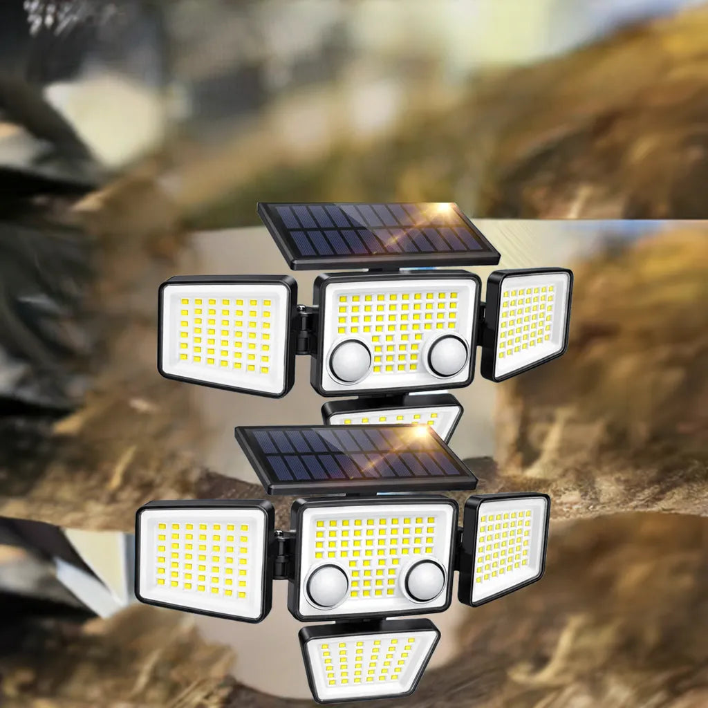 Solar Flood Security Lights for Backyard Yard Patio