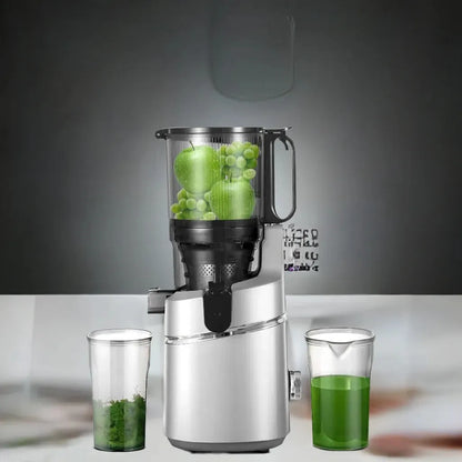 Juicer Machines Self-Feeding Masticating Juicer Fit Whole Fruits Vegetables Cold Press Electric Juicer Machines Portable Blender