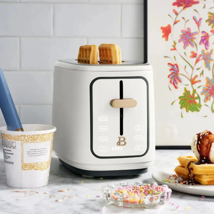 Toasters The Best 4 Slice Wide Long Slot Black&white Multifunction Breakfast Machine，Maquina Para Hacer Pan - Home Fusion