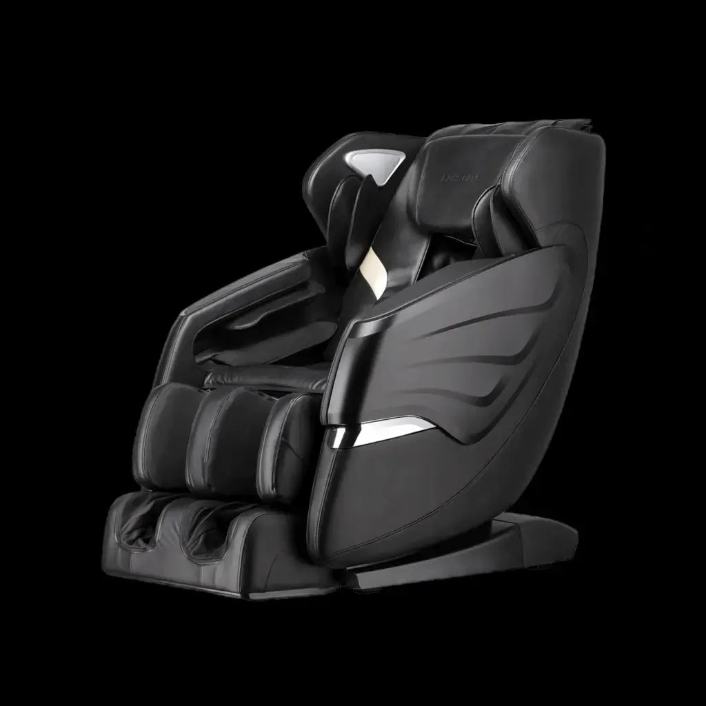 Massage Chairs SL Track Full Body Massage Recliner with Foot Roller,Airbag Massage,Zero Gravity, Bluetooth Speaker Black - Home Fusion