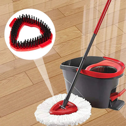 Floor Scrubber Replace Head Spin Mop Scrub Brush Head Triangle Hard Bristle Cleaning Brush for O Cedar 1 Tank System - Home Fusion