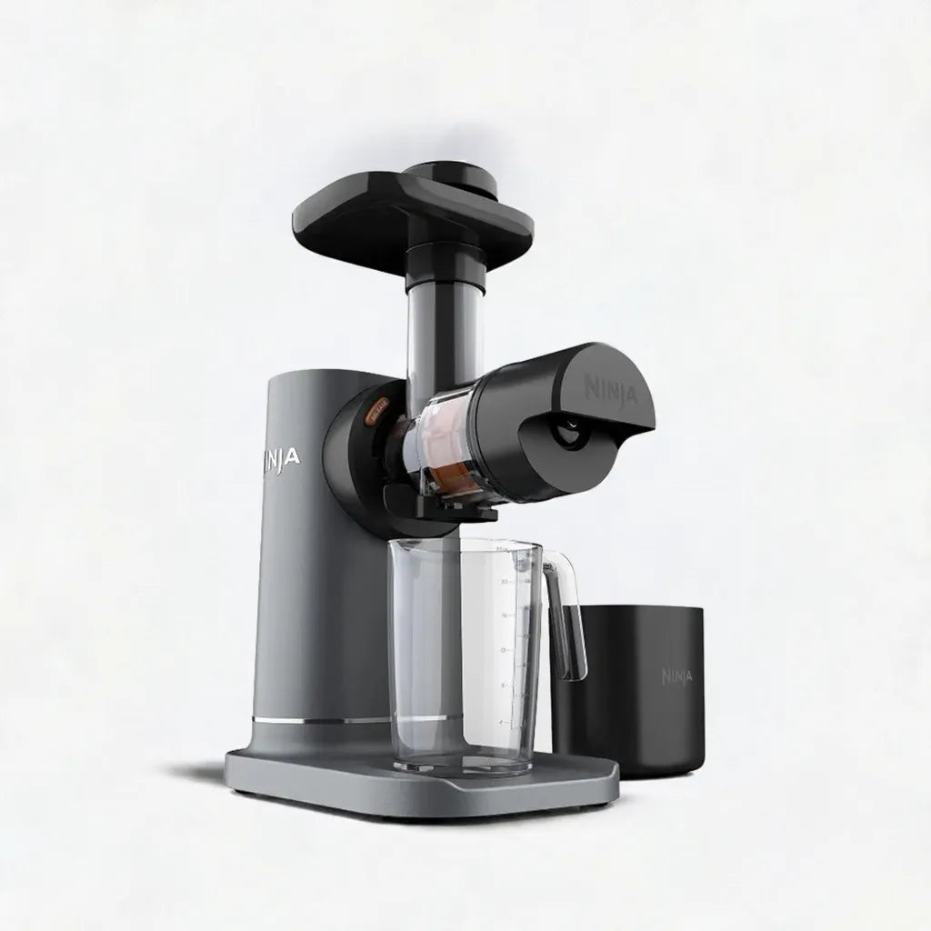 Ninja JC151 NeverClog Cold Press Juicer, Powerful Slow Juicer with Total Pulp Control, Countertop, Electric, 2 Pulp Functions - Home Fusion