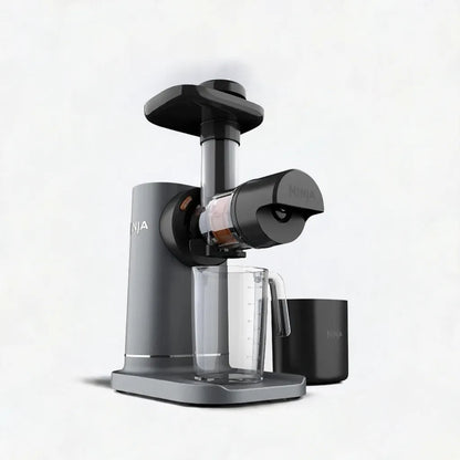 Ninja JC151 NeverClog Cold Press Juicer, Powerful Slow Juicer with Total Pulp Control, Countertop, Electric, 2 Pulp Functions - Home Fusion