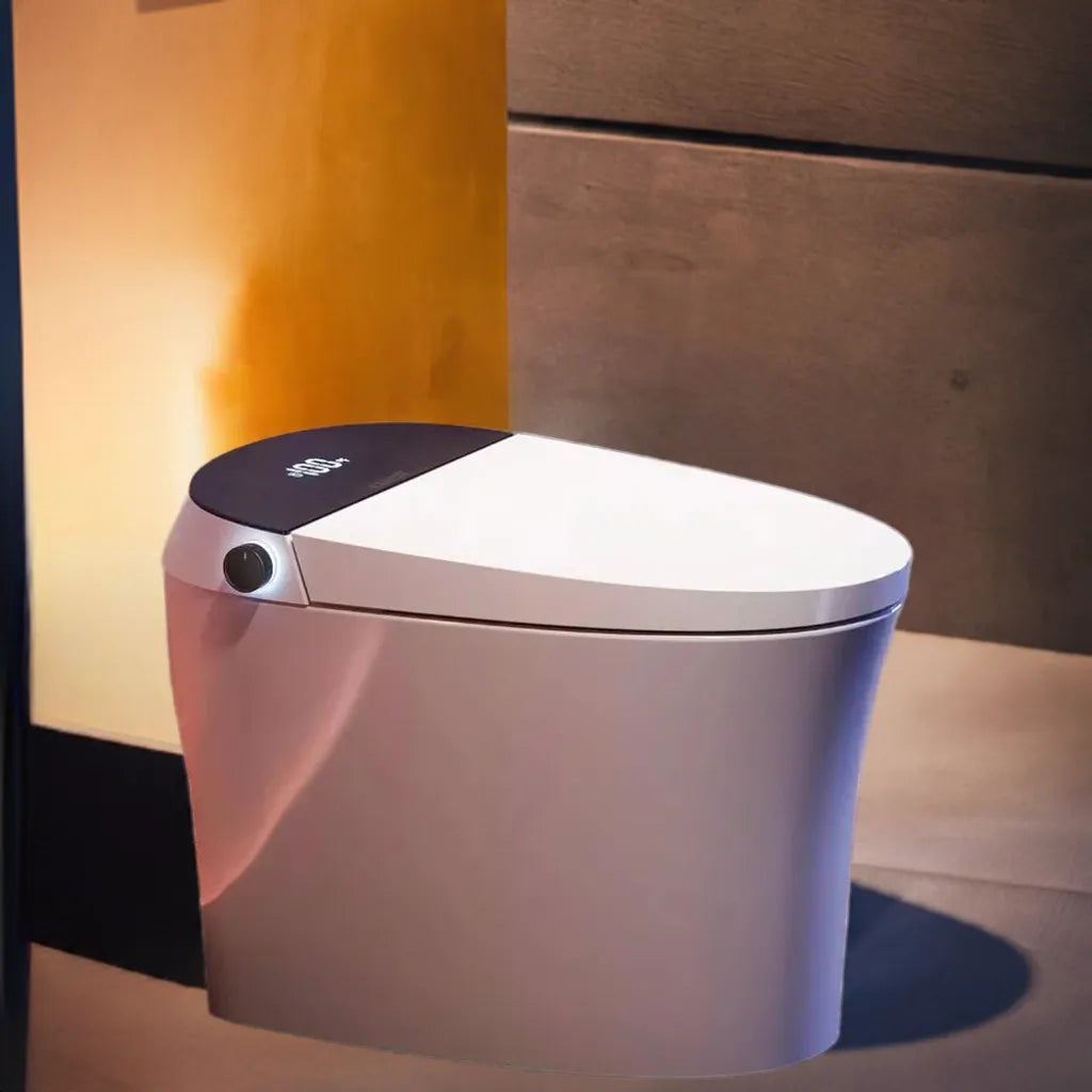 Smart Toilet, Pump-assisted Flush, Foot Sensor Operation, Warm Water, Heated Seat, Air Dryer, Automatic Intelligent Toilets