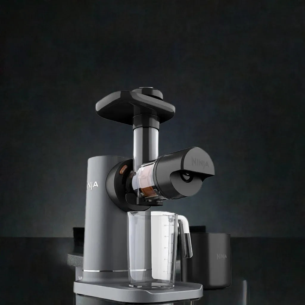Ninja JC151 NeverClog Cold Press Juicer, Powerful Slow Juicer with Total Pulp Control, Countertop, Electric, 2 Pulp Functions - Home Fusion