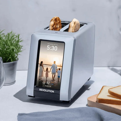 Revolution R180 Connect Plus 2-Slice Touchscreen Toaster – Connected Smart Toaster w/Patented InstaGLO 2.0 Technology - Home Fusion