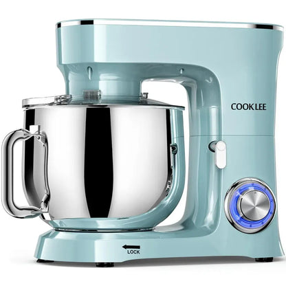 9.5 Qt. Stand Mixer, 660W 10-Speed Electric Kitchen Mixer with Flat Beaters. - Home Fusion