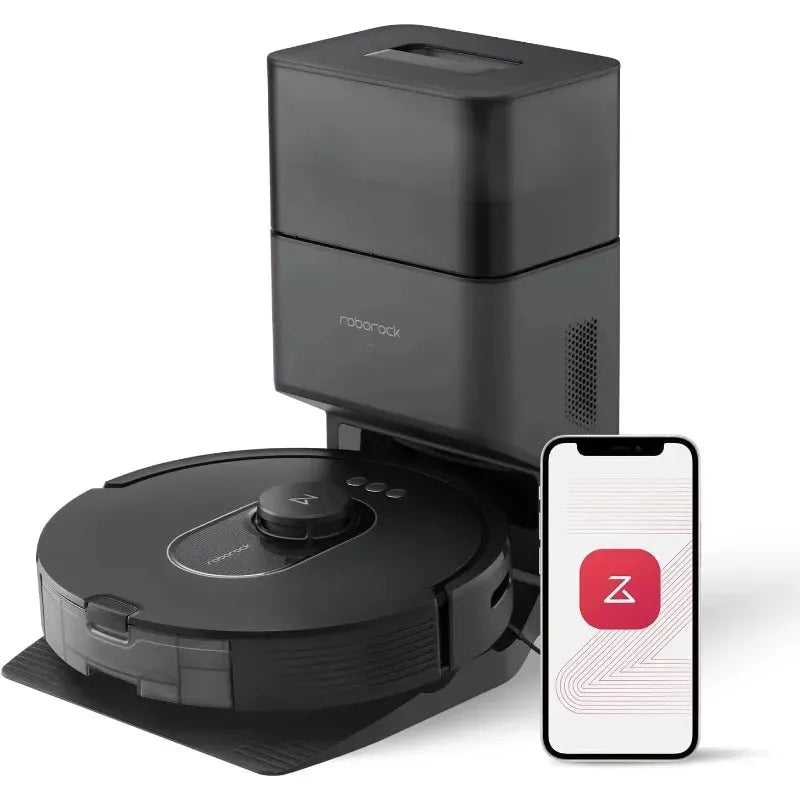 Roborock Q5 Max+ Robot Vacuum with Self-Empty Dock – Hands-Free Home Cleaning - Home Fusion