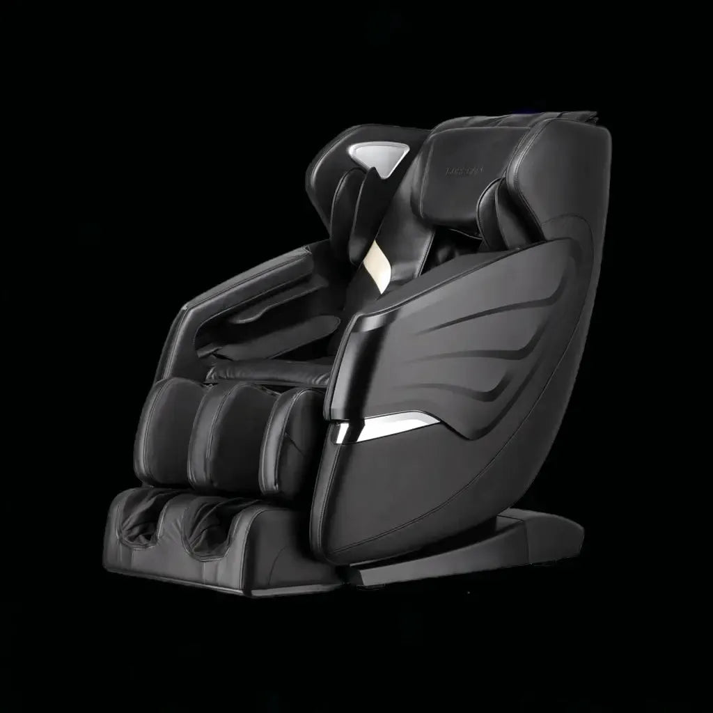 Massage Chairs SL Track Full Body Massage Recliner with Foot Roller,Airbag Massage,Zero Gravity, Bluetooth Speaker Black - Home Fusion