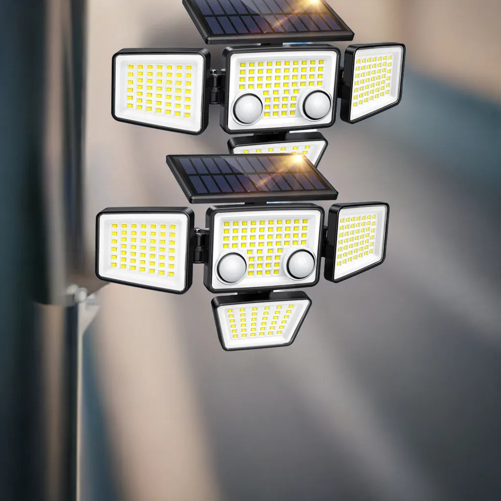 Solar Flood Security Lights for Backyard Yard Patio