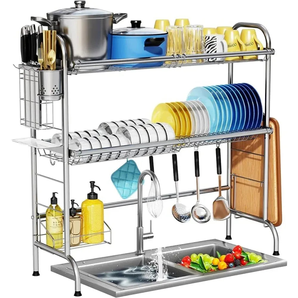 Dish Drying Rack for Kitchen Counter - Home Fusion