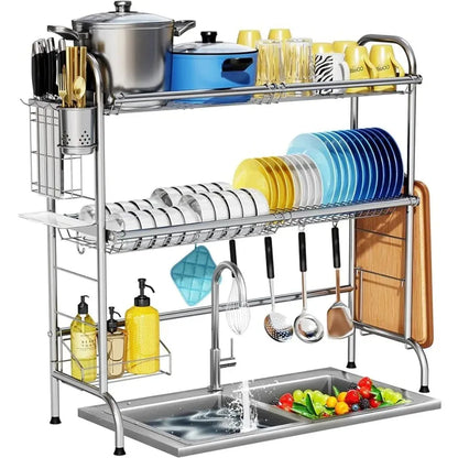 Dish Drying Rack for Kitchen Counter - Home Fusion
