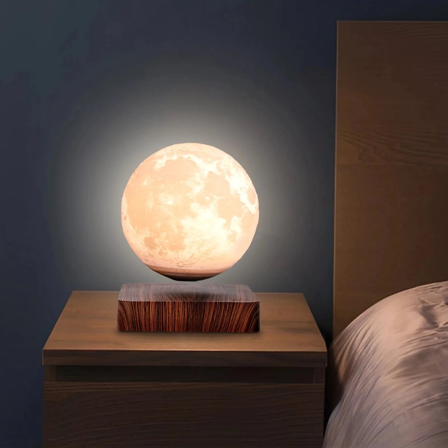 Lunar Moon Light Lamp - 3D Magnetic Levitating Moon Lamp with Touch Control - Home Fusion