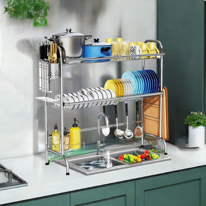 Dish Drying Rack for Kitchen Counter - Home Fusion