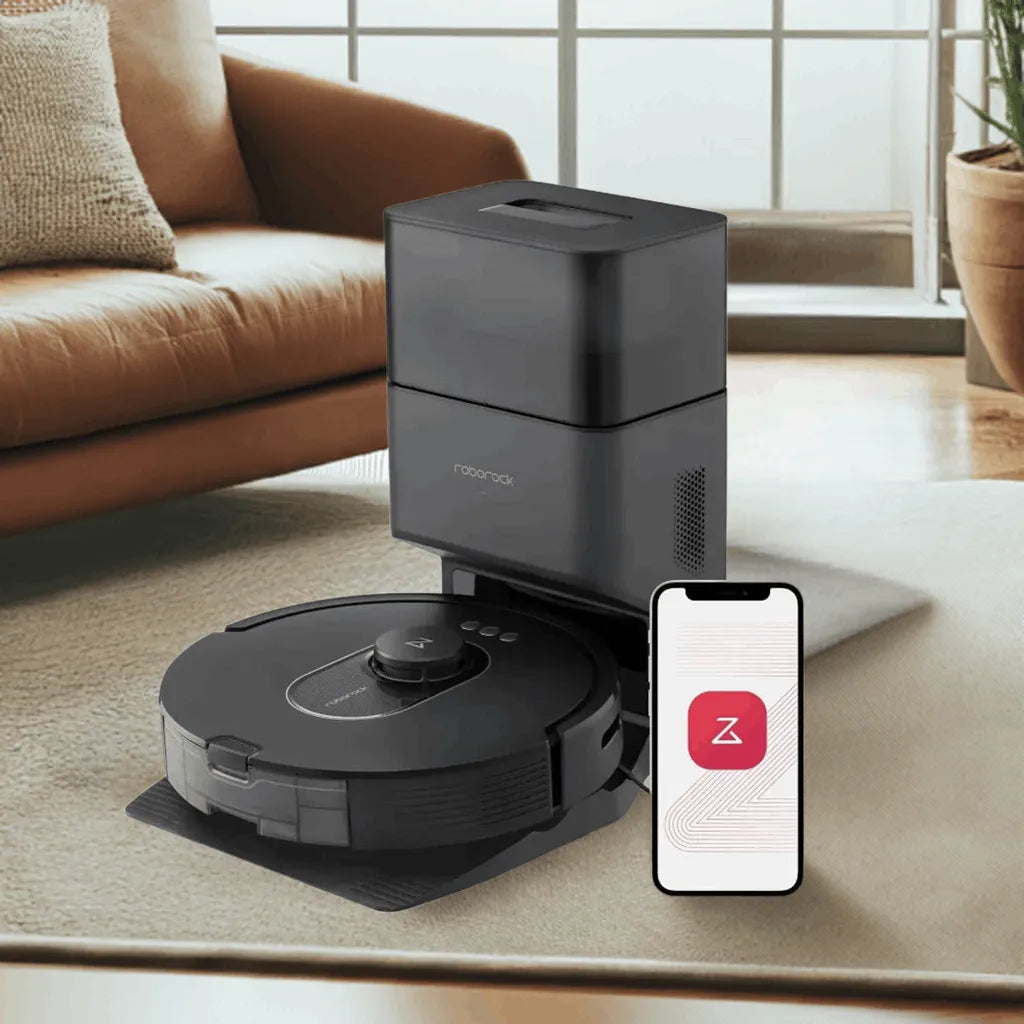 Roborock Q5 Max+ Robot Vacuum with Self-Empty Dock – Hands-Free Home Cleaning - Home Fusion
