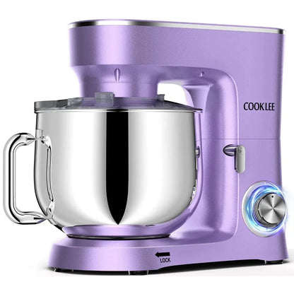 9.5 Qt. Stand Mixer, 660W 10-Speed Electric Kitchen Mixer with Flat Beaters. - Home Fusion