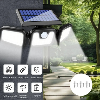 Motion Sensor Wall Flood Light Outdoor.