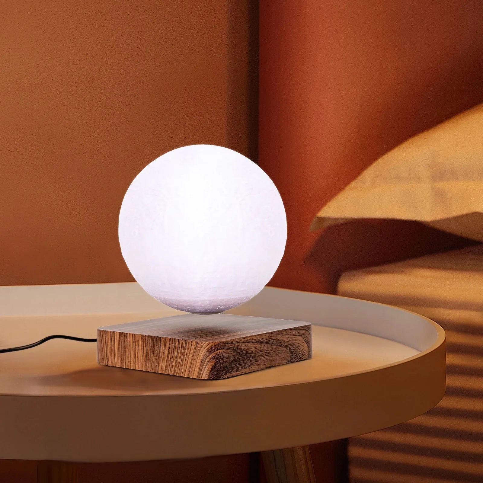 Lunar Moon Light Lamp - 3D Magnetic Levitating Moon Lamp with Touch Control - Home Fusion