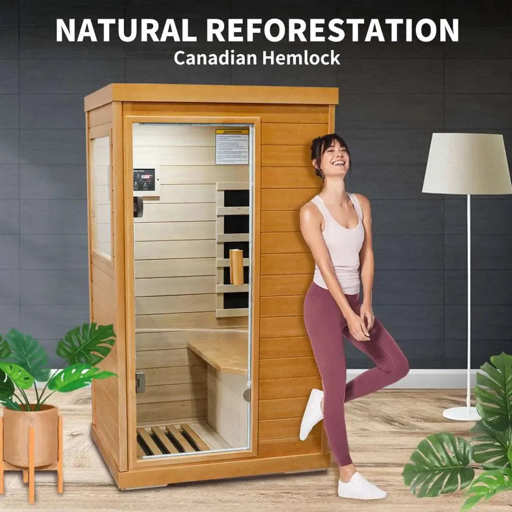 infrared sauna room single room - Home Fusion