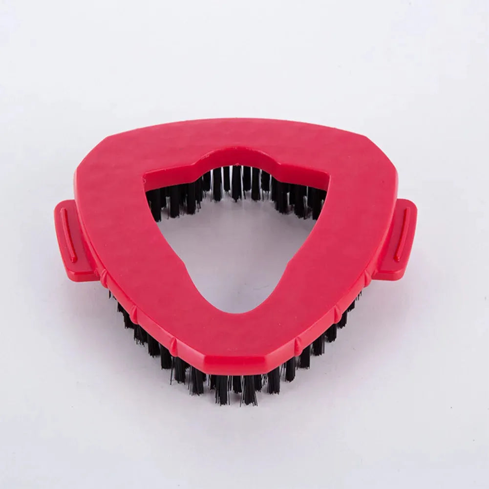 Floor Scrubber Replace Head Spin Mop Scrub Brush Head Triangle Hard Bristle Cleaning Brush for O Cedar 1 Tank System - Home Fusion